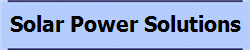 Solar Power Solutions